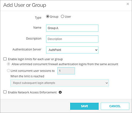 Screenshot of Firebox, IKEv2 Firebox Address and Certificate Settings